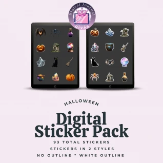 [Digital Stickers] Halloween BUNDLE 93 PNGs