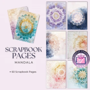 [Scrapbook Pages] Mandala V.2 60 PNGs