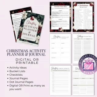 [Journal BUNDLE] Christmas Activity Planner & Journal Bundle