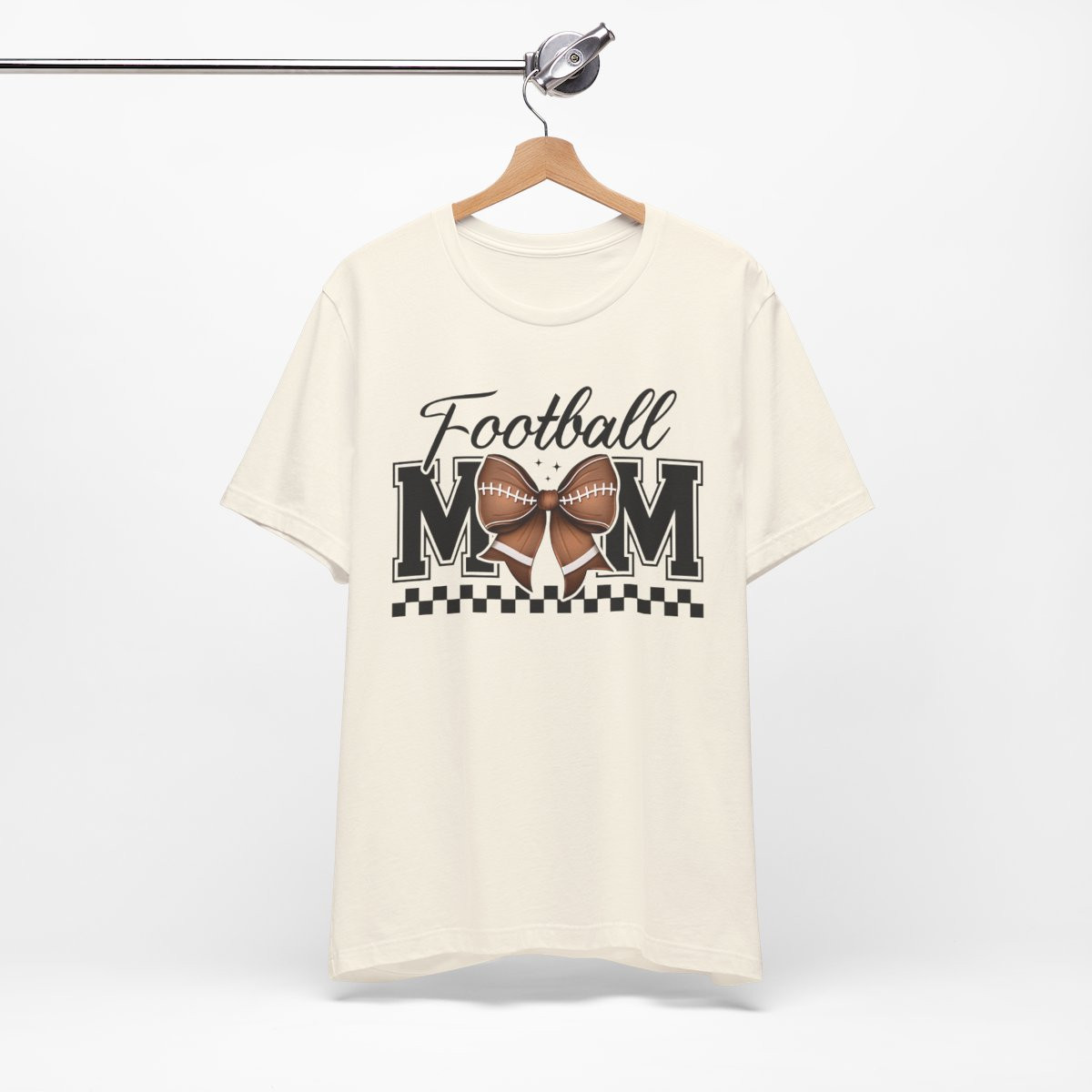 Football Mom Unisex Short Sleeve Tee - Perfect Gift for Sports Moms