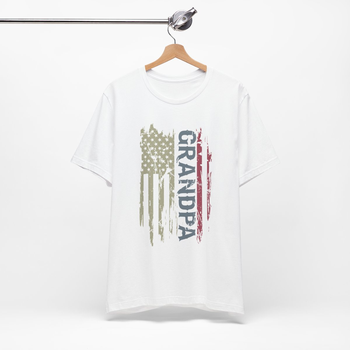 Patriotic Grandpa T-Shirt - Unisex Jersey Short Sleeve Tee