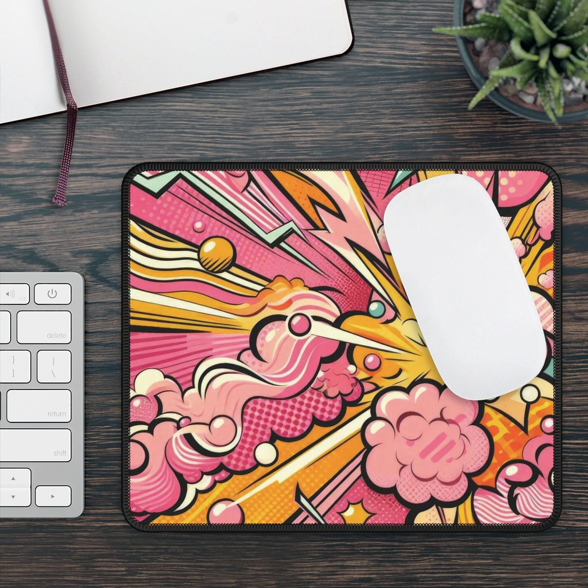 Colorful Gaming Mouse Pad - Vibrant Pop Art Design for Gamers