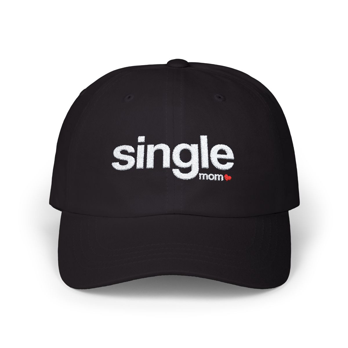 Classic Embroidered 'SINGLE MOM' Dad Cap - For Single Moms | Stylish & Trendy Outdoor Wear