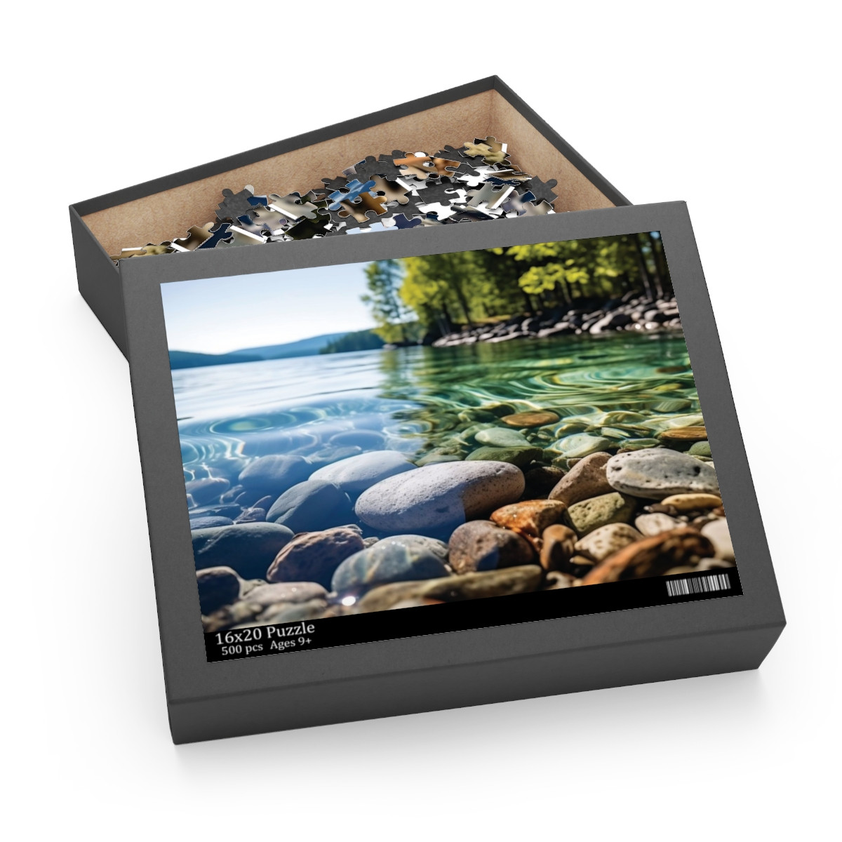 Serene Nature Puzzle - 120/252/500-Piece Jigsaw for Relaxation and Mindfulness
