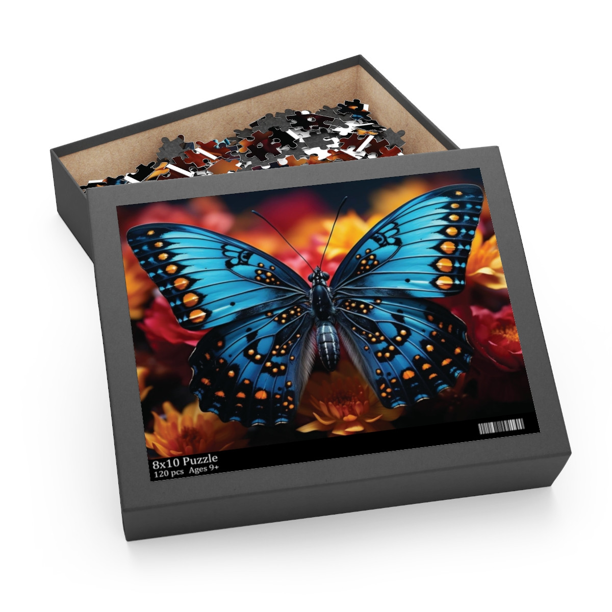 Majestic Butterfly Puzzle - 120, 252, 500-Piece Options | Perfect Gift for Nature Lovers and Puzzle Enthusiasts