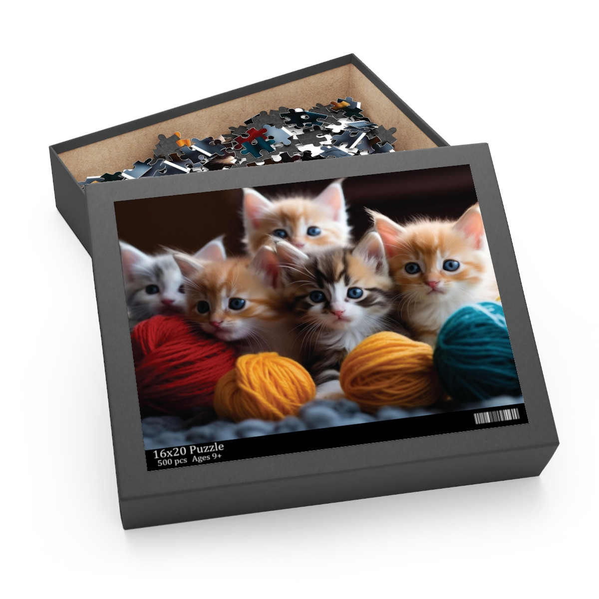 Cute Kittens Puzzle - 120, 252, & 500-Piece Cat Lovers' Jigsaw