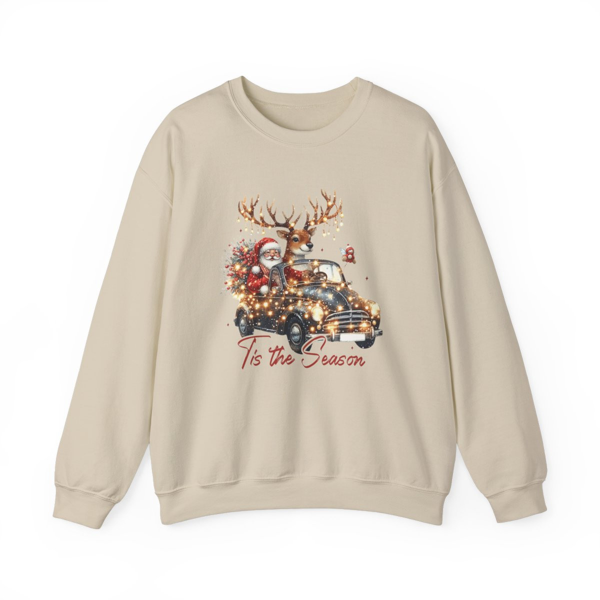 Holiday Cheer Crewneck Sweatshirt - 'Tis the Season Design - Unisex