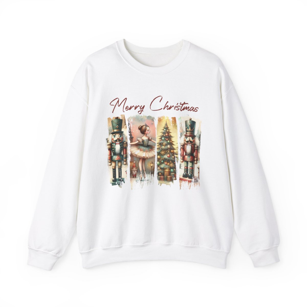 Merry Christmas Nutcracker Sweatshirt - Unisex Heavy Blend™ Crewneck