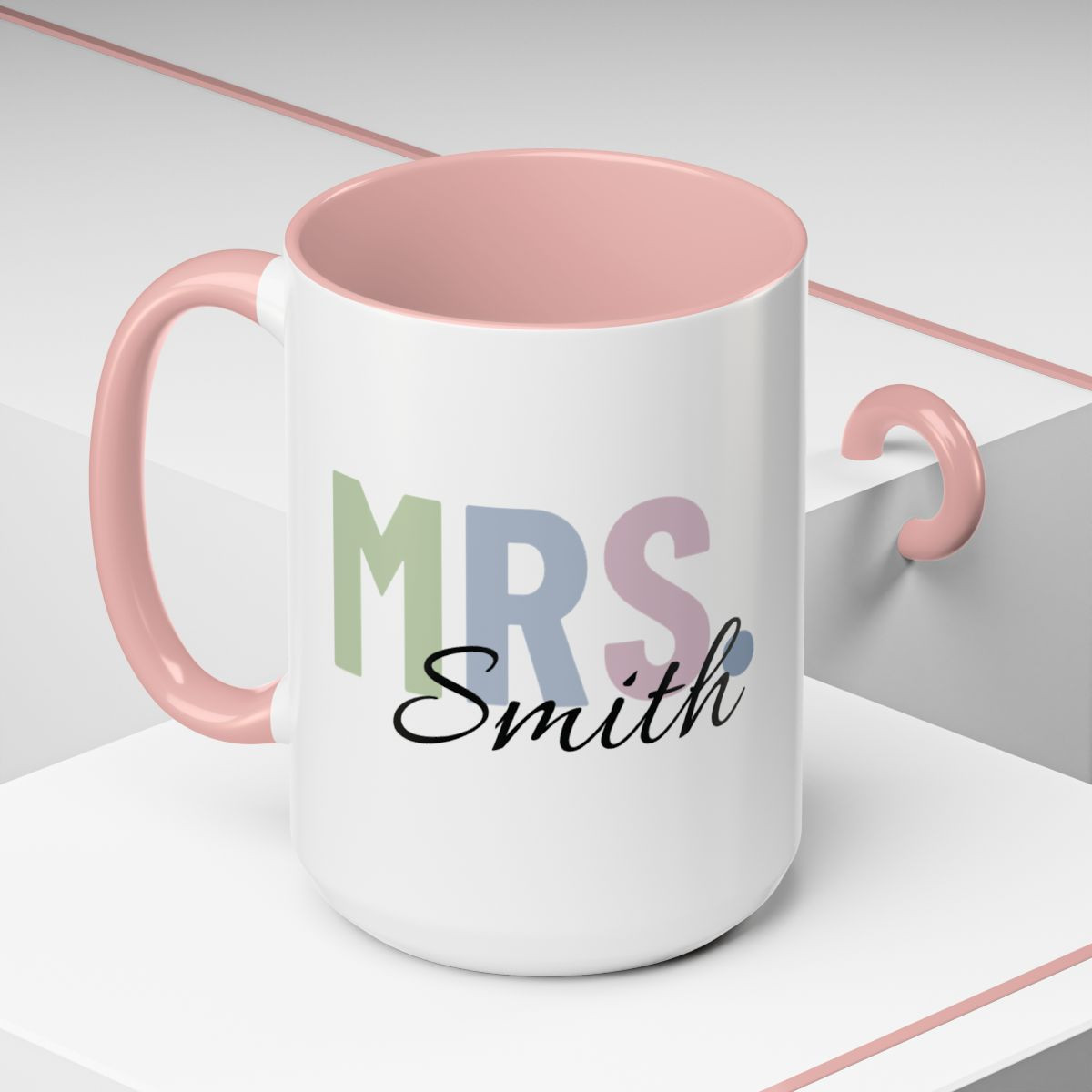 Personalized Mrs. Mug - Wedding Gift for Her • Anniversary Mug • Custom Hers Mug