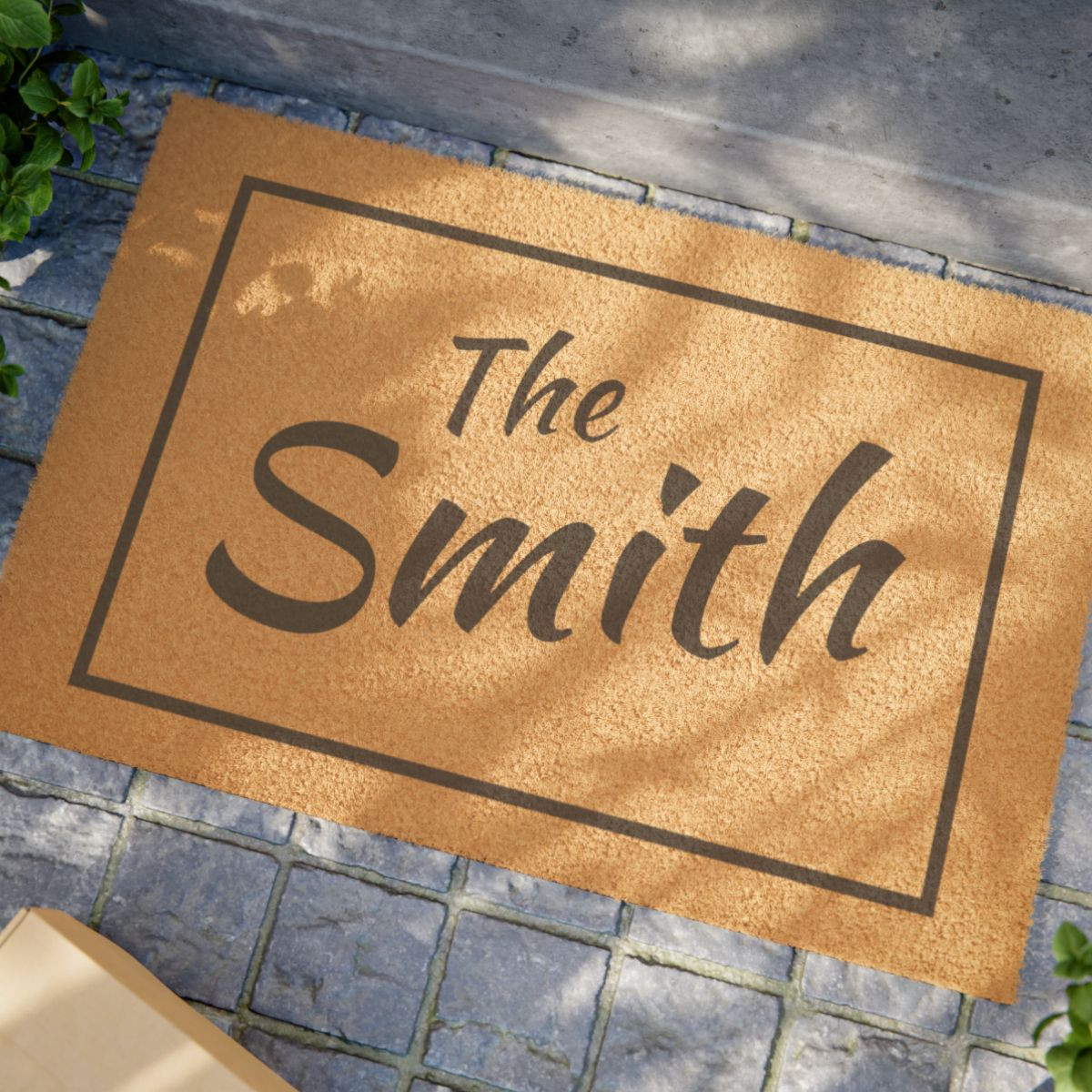 Personalized Family Name Doormat - Custom Welcome Mat for Home Decor