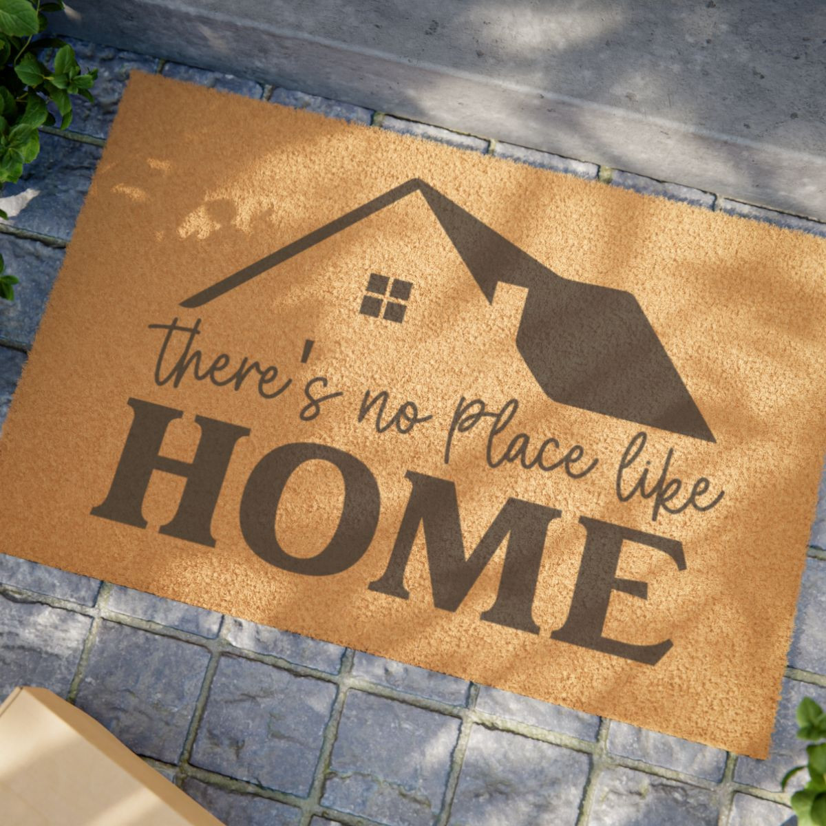 Stylish Welcome Doormat - 'There's No Place Like Home'