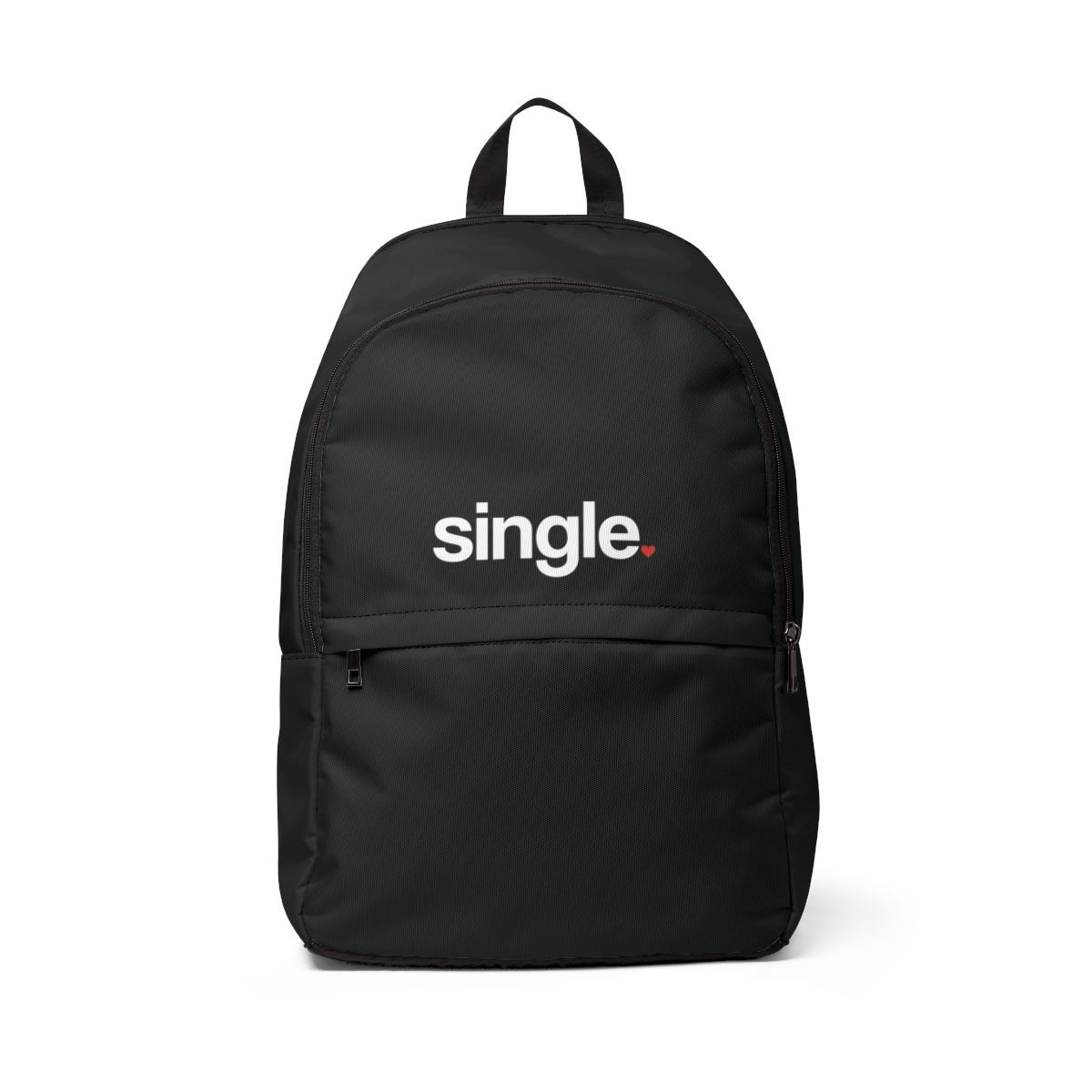 Trendy "Single" Unisex Fabric Backpack - Stylish Everyday Tote for Singles