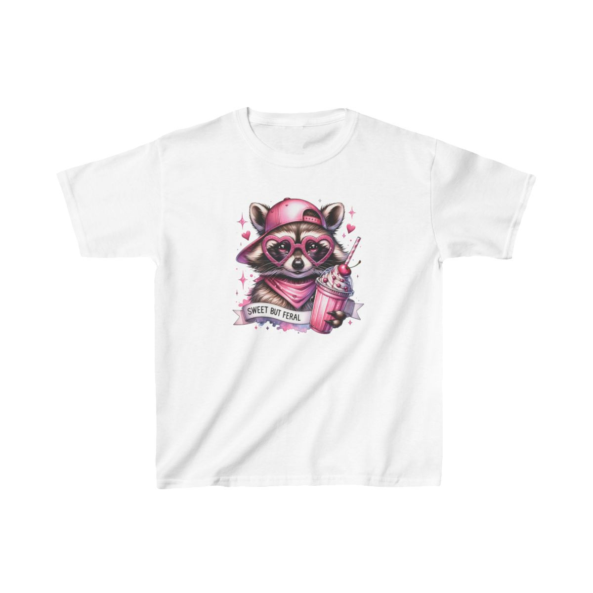Raccoons Sweet but Feral T-shirt – Fun & Unique Gift for Raccoons Lovers