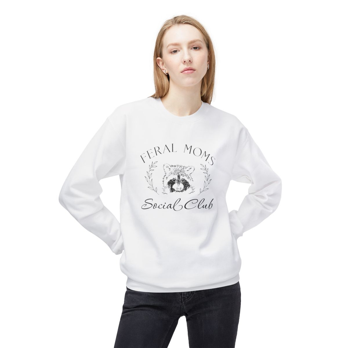 Feral Mom Social Club Sweatshirt – Fun & Cozy Gift for Moms
