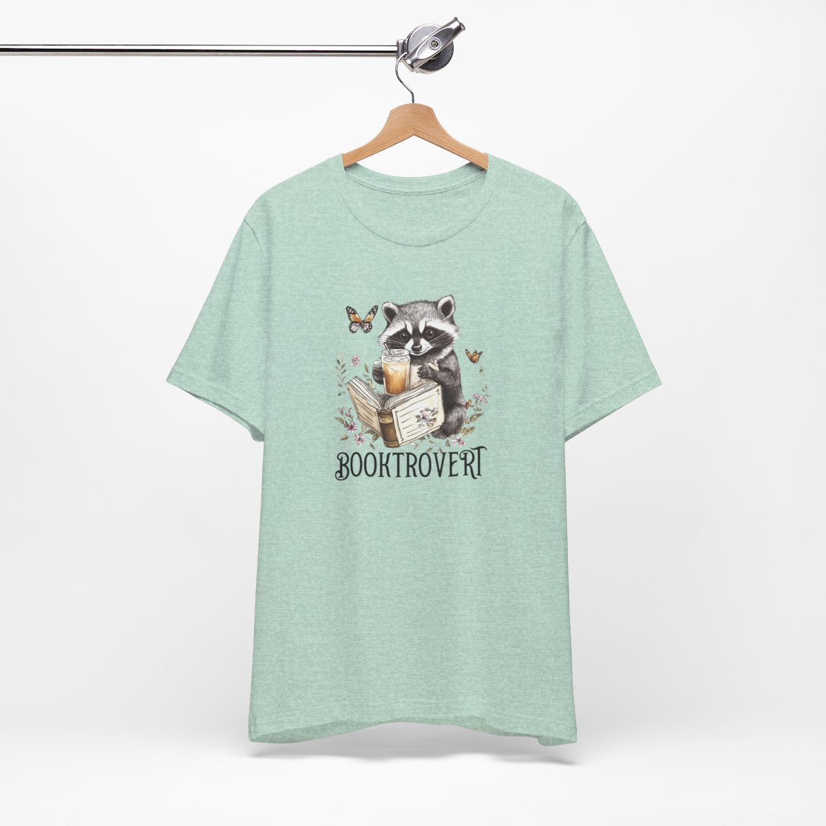 Booktrovert Raccoon T-shirt – Fun & Unique Gift for Book Lovers
