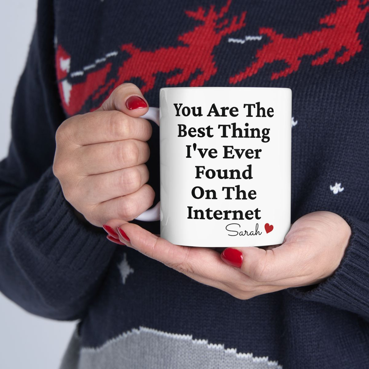 Personalized You're the Best Thing I've Ever Found on the Internet Gift Mug