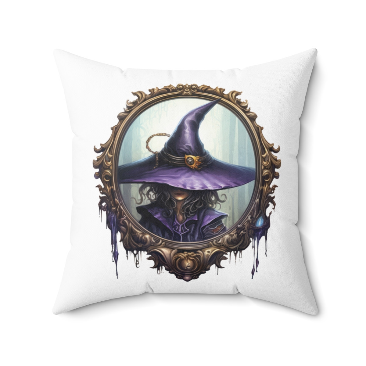 Festive Halloween Pillow – Square Cushion for Spooky Seasonal Decor