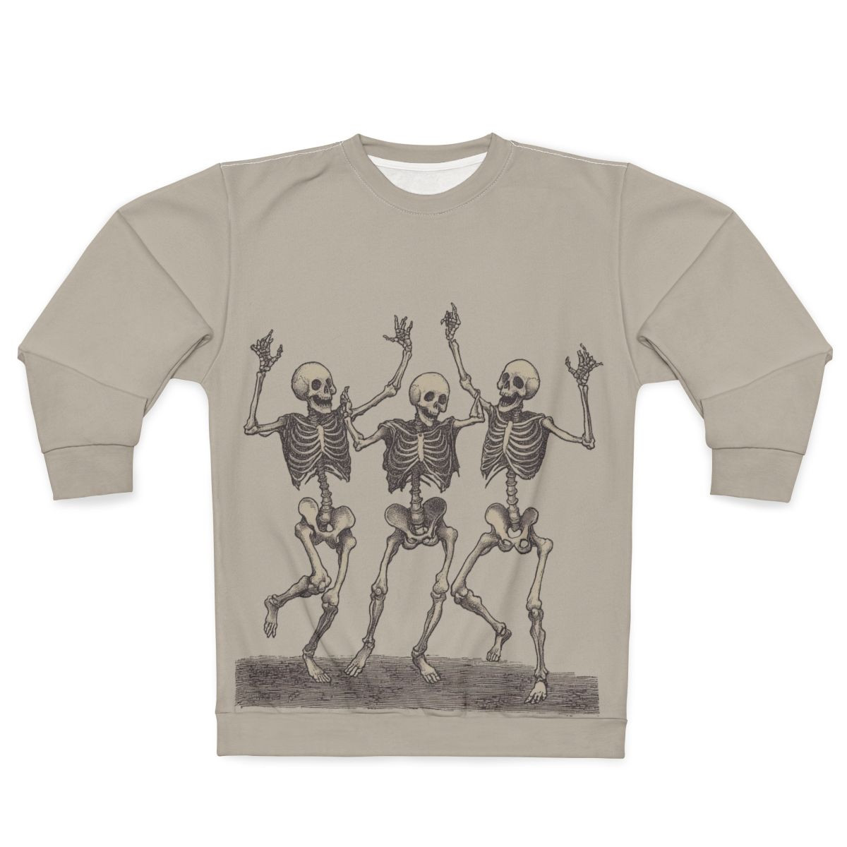 Dancing Skeletons Sweatshirt – Spooky & Fun Halloween Apparel