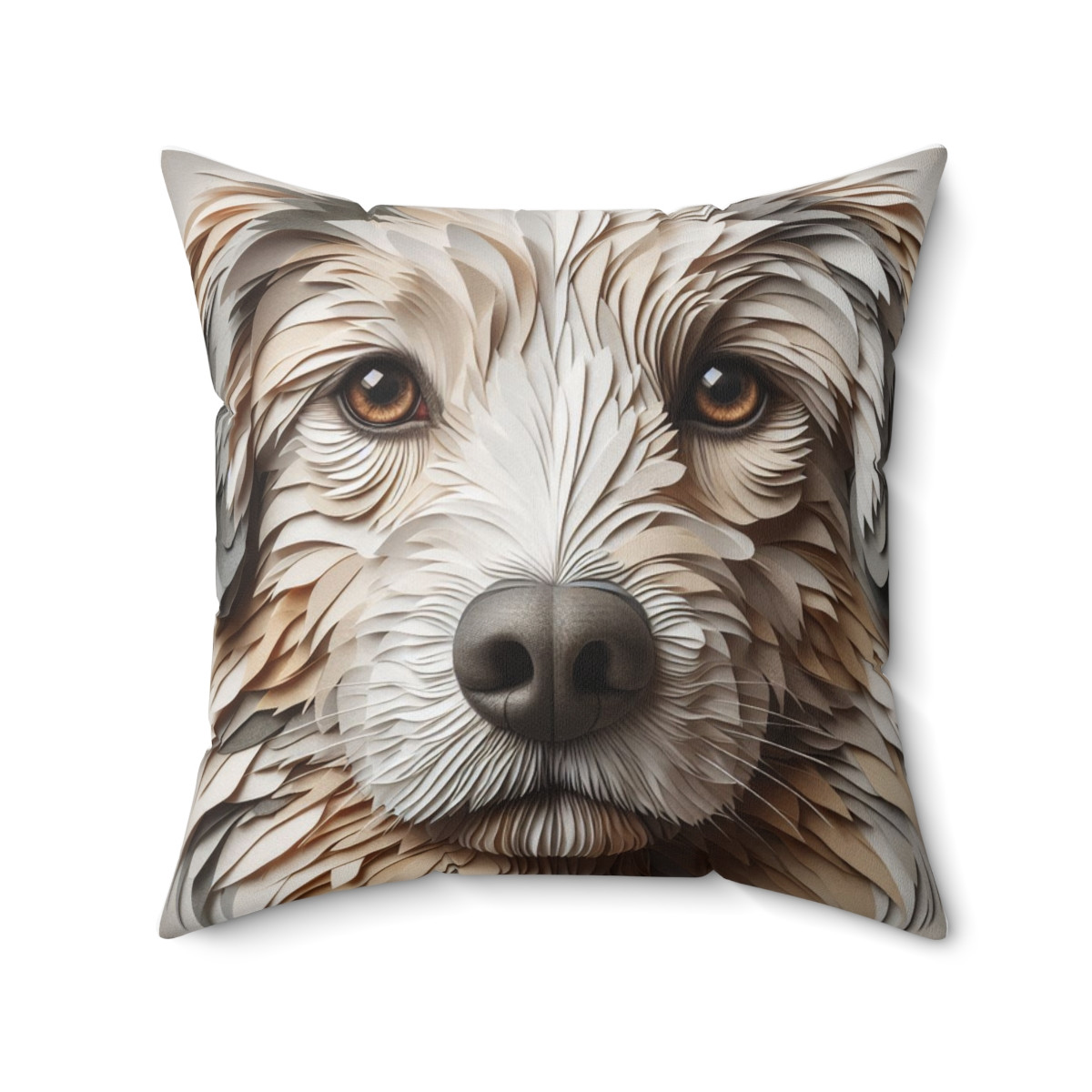 Whimsical Dog Face Pillow – Cozy and Playful Décor