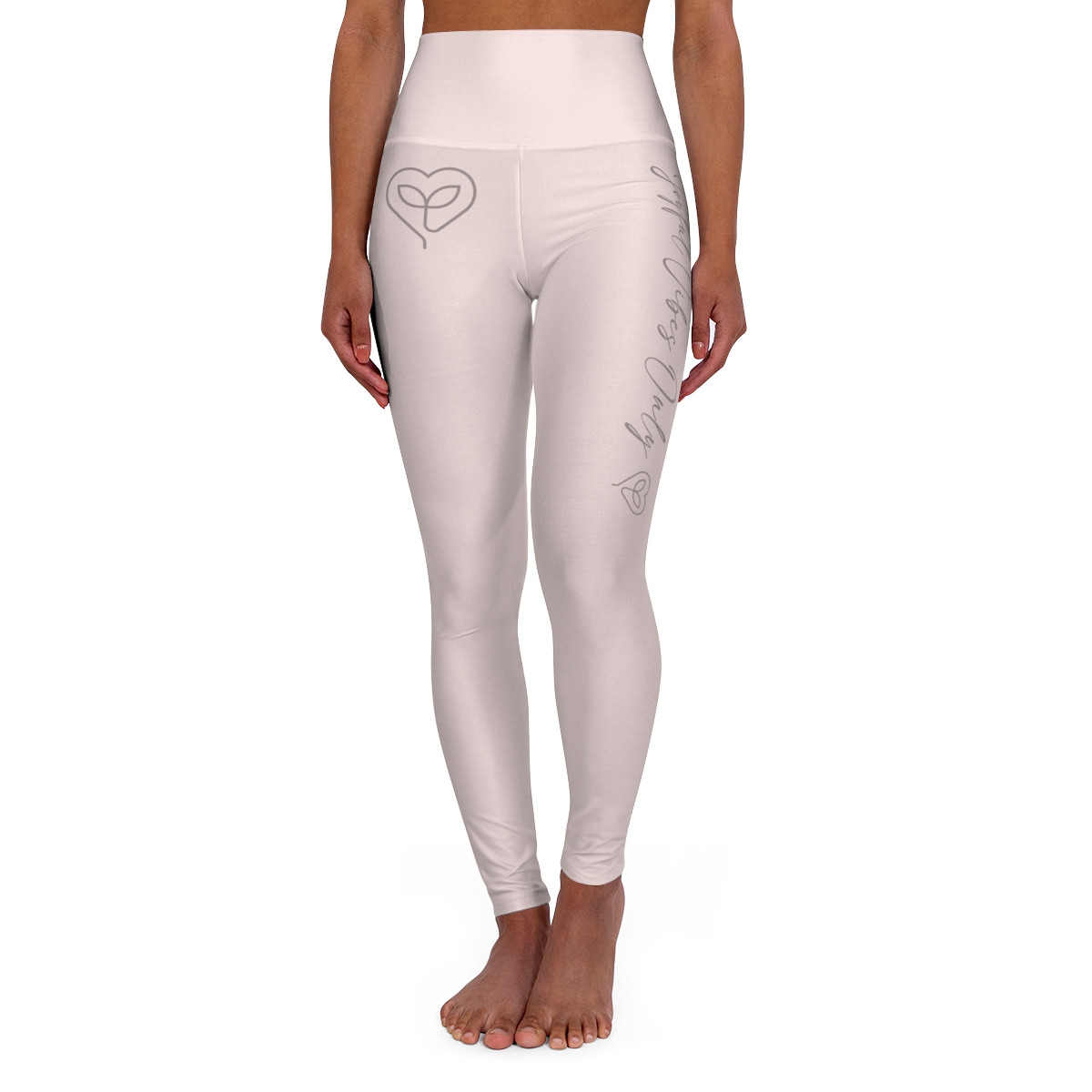 High-Waisted Yoga Leggings – Joyful Vibes for Active Comfort