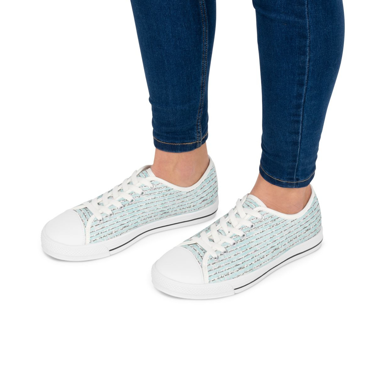 Letter Print Women's Low Top Sneakers