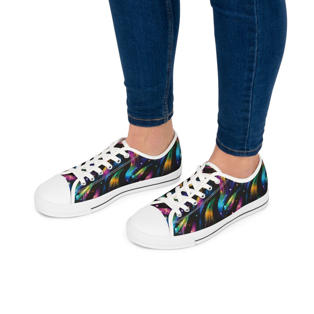 Cosmic Galaxy Space Women's Low Top Sneakers
