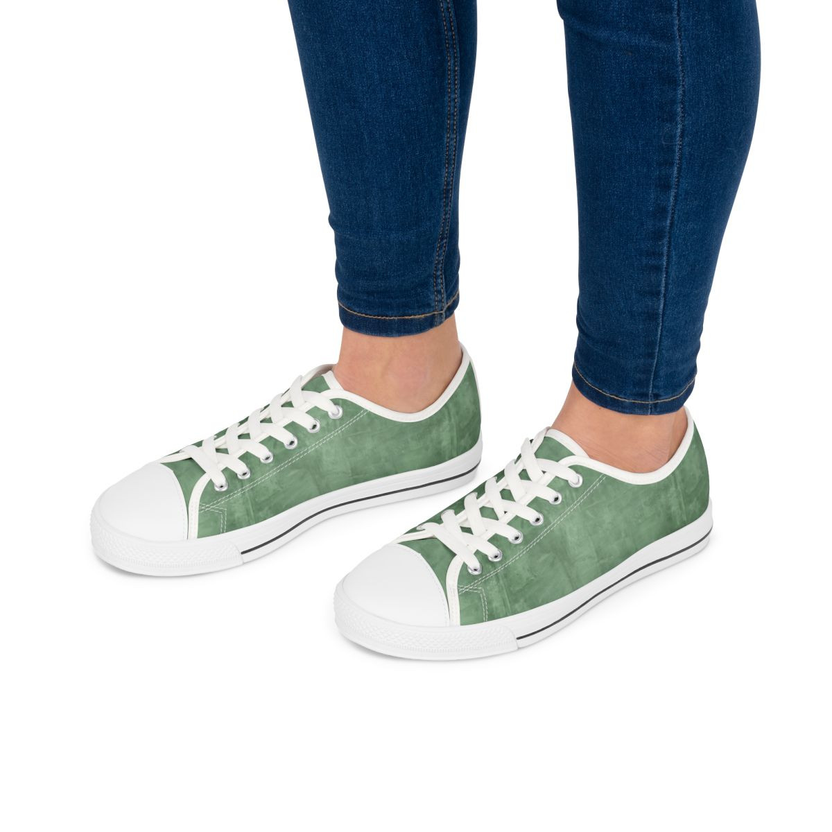 Mint Green Women's Low Top Sneakers