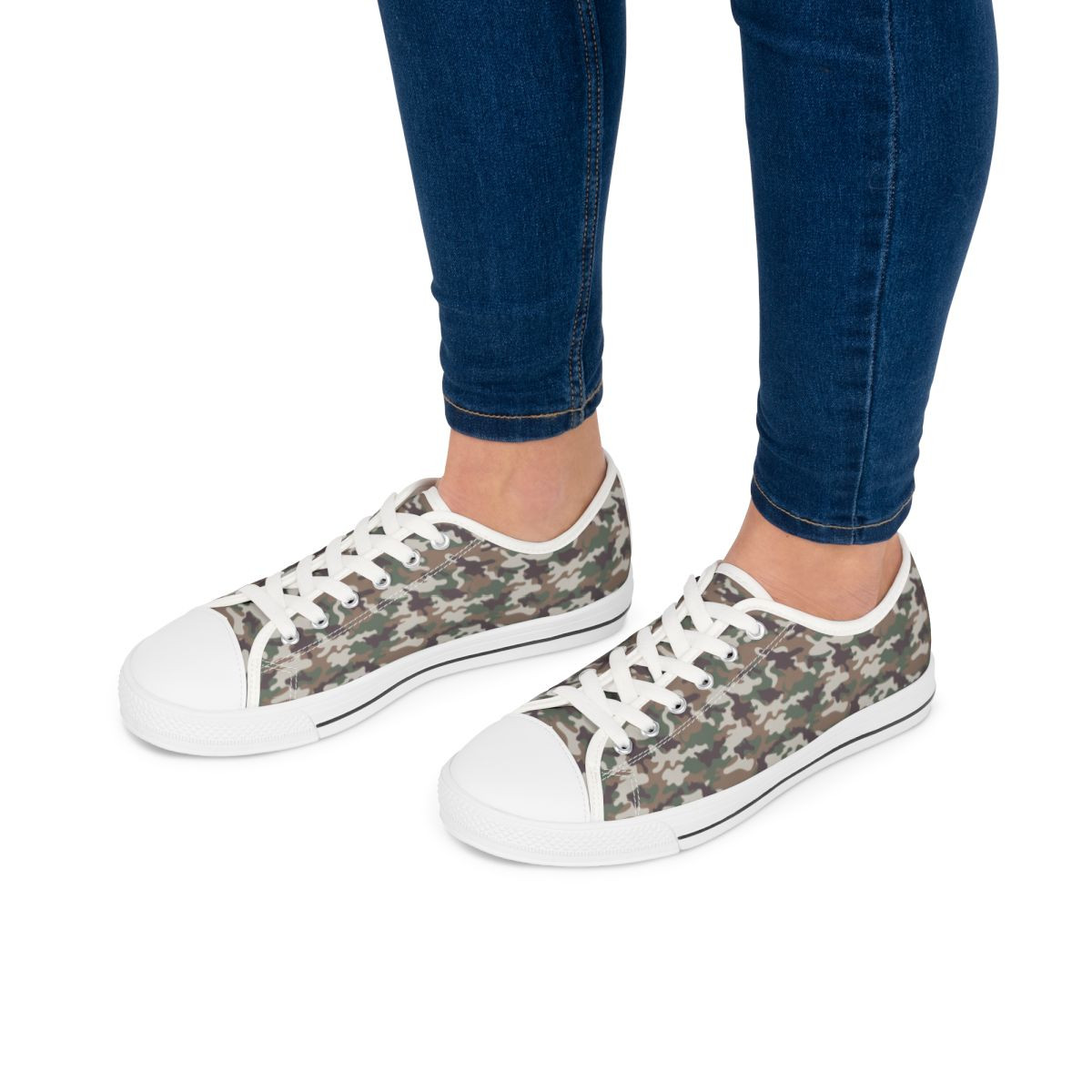Camo Women's Low Top Sneakers