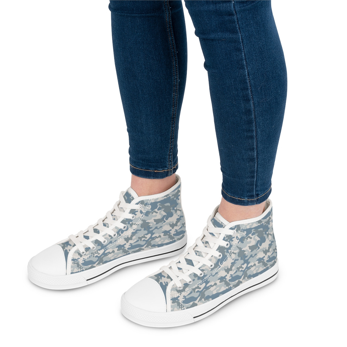 Chic Camouflage Women's High Top Sneakers