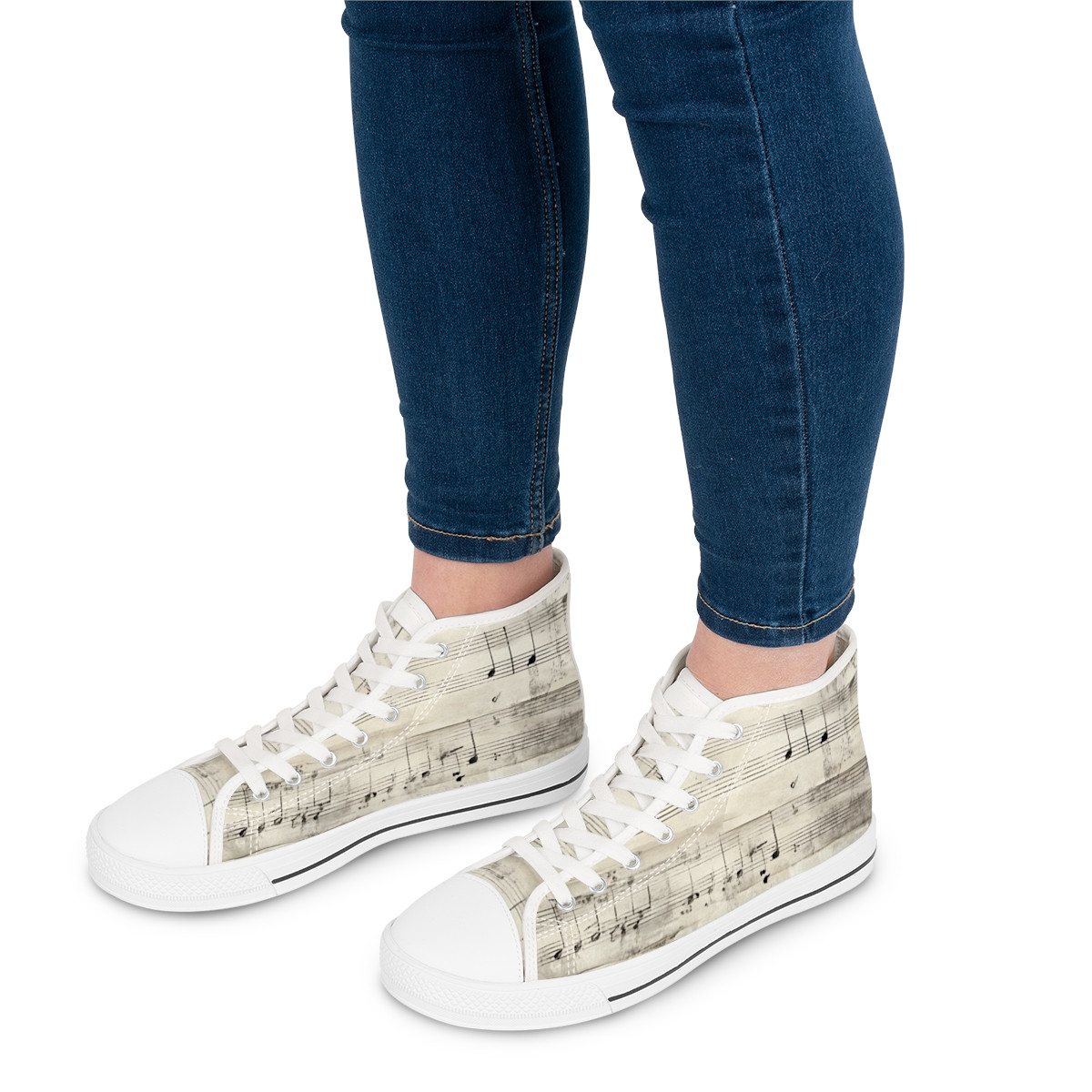 Sheet Music Women's High Top Sneakers