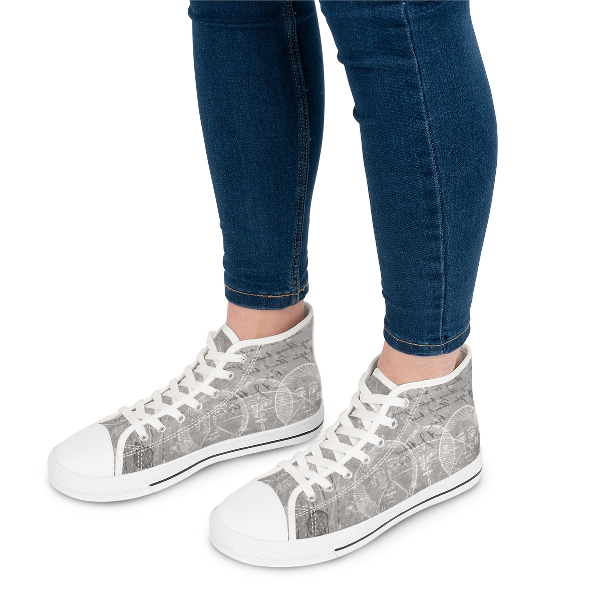 Celestial Map Women's High Top Sneakers