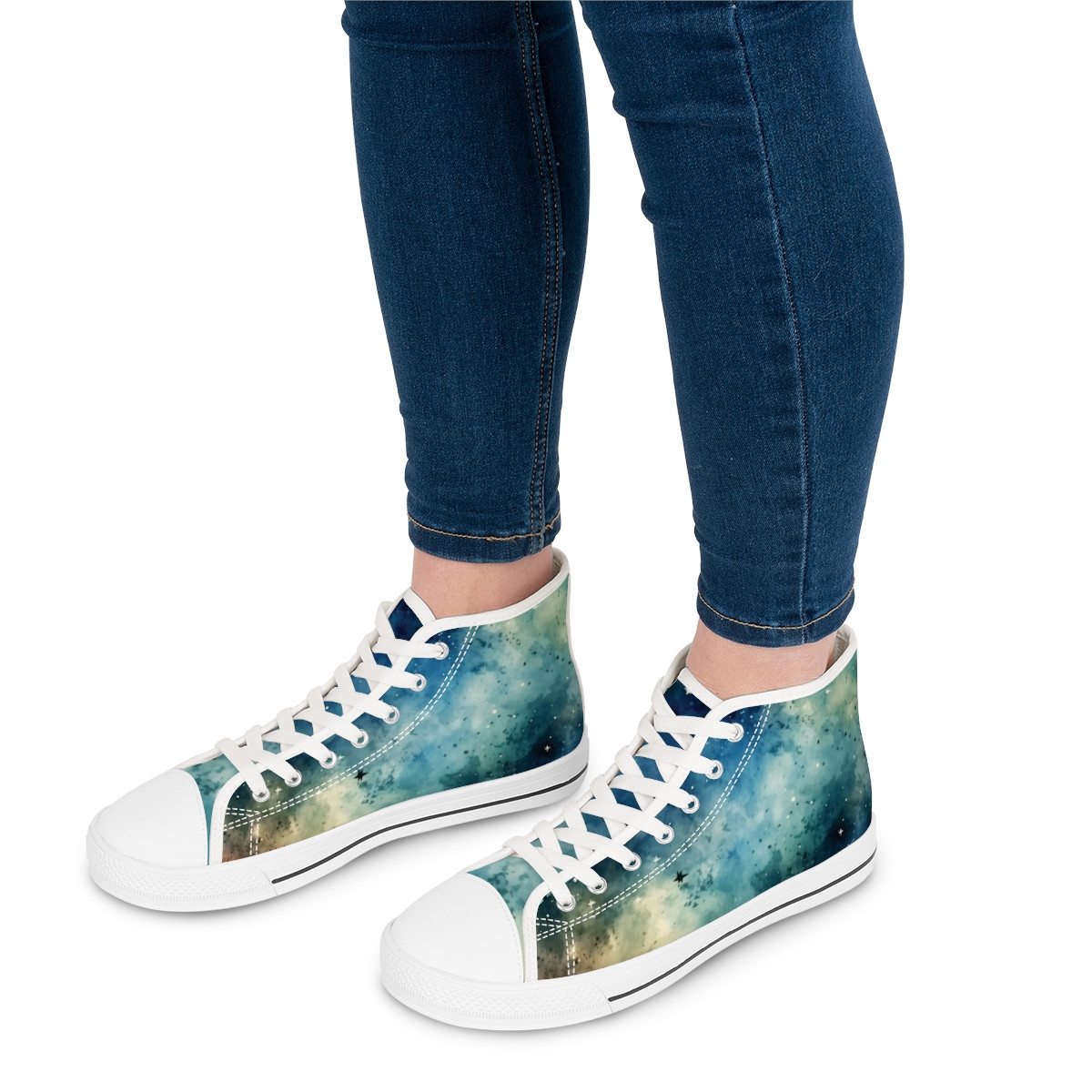 Galaxy Women's High Top Sneakers