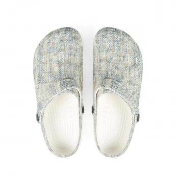 Denim Design Clog Slippers