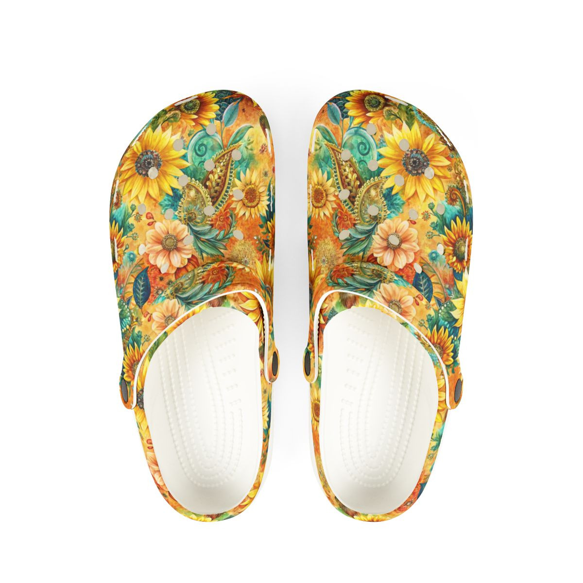 Sunflower Clog Slippers