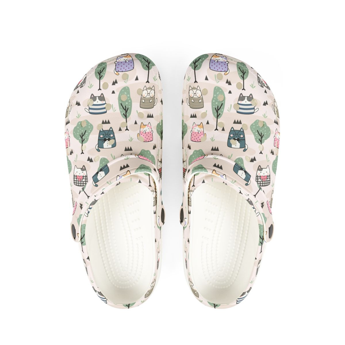 Cats Patterns Clog Slippers