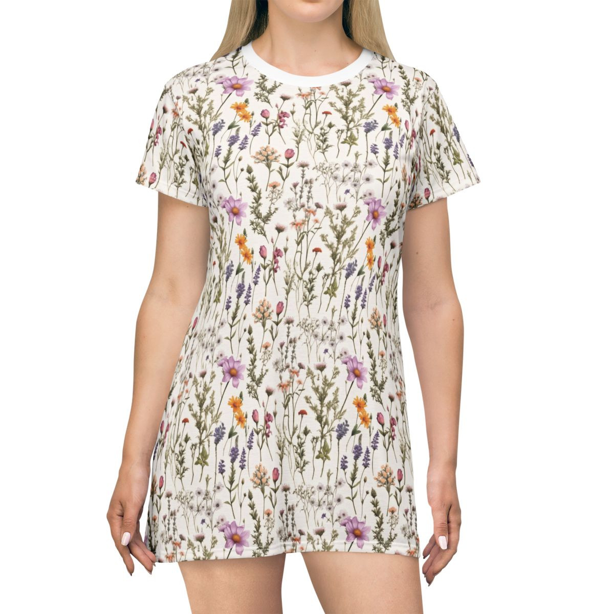 Wild Flower Shirt Dress