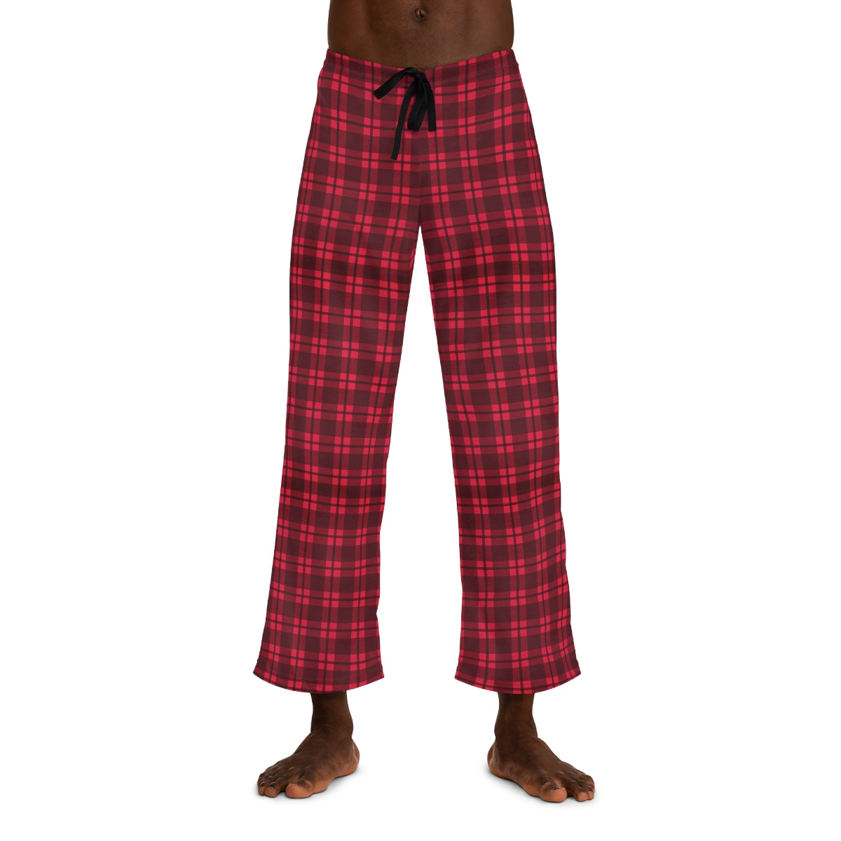 Red Black Plaid Pajama Pants