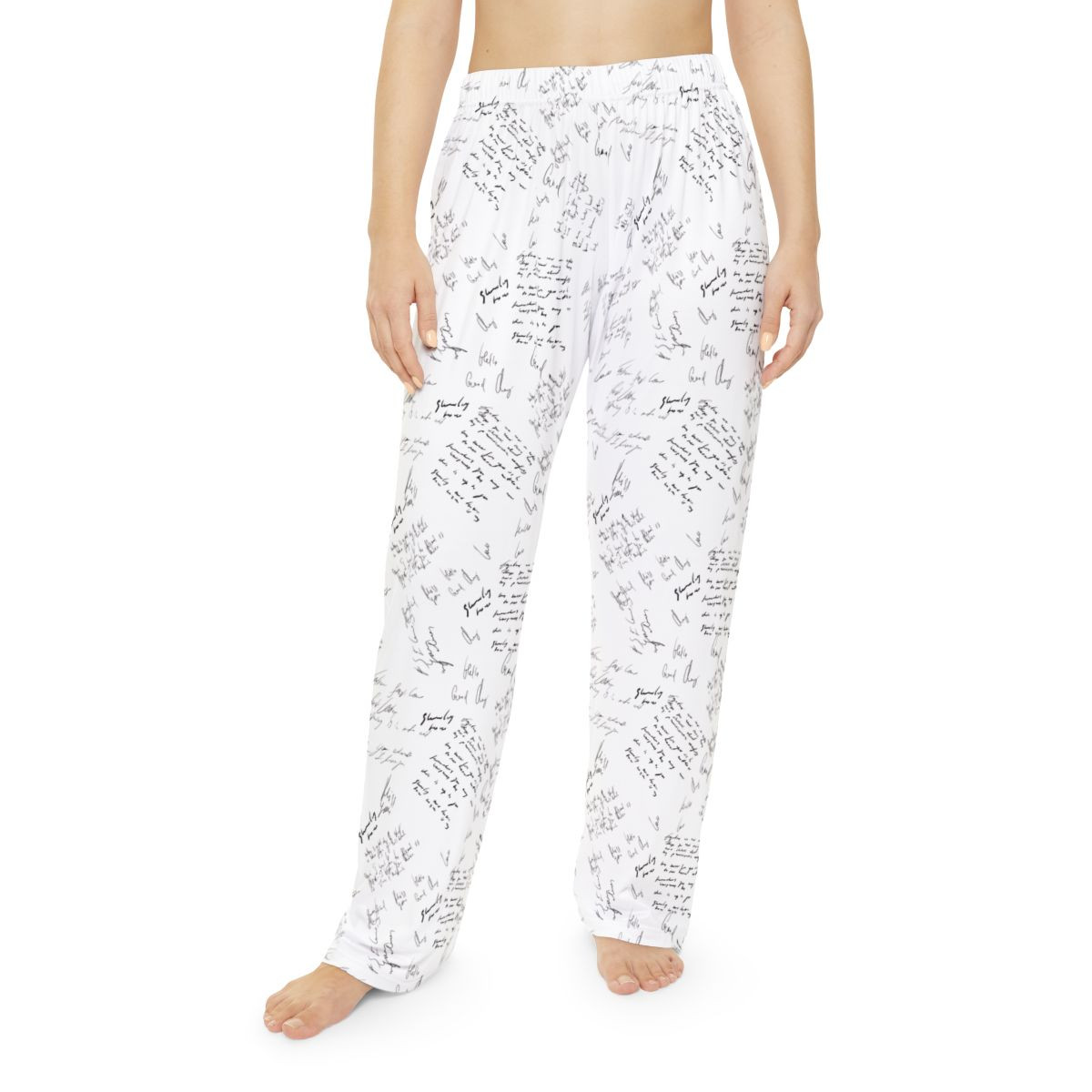 Women's Handwriting Pajama Pants