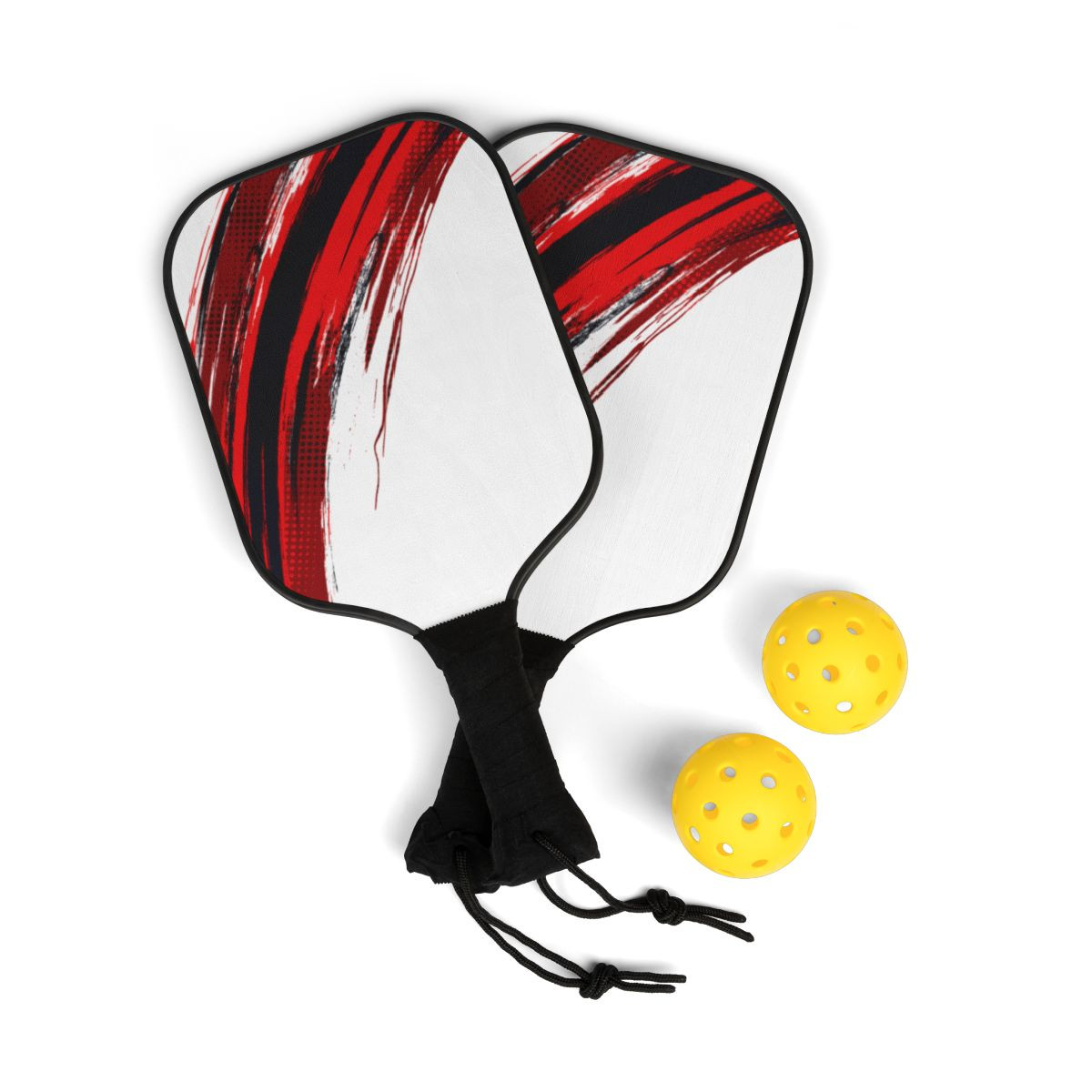White and Red Pickleball Kit