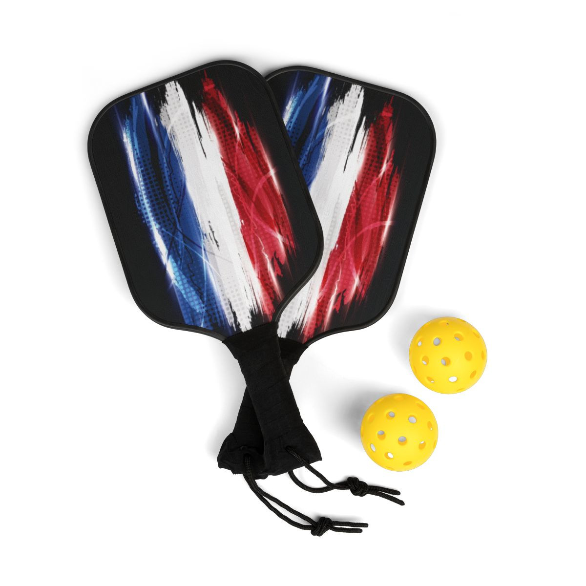 French Flag Pickleball Paddle