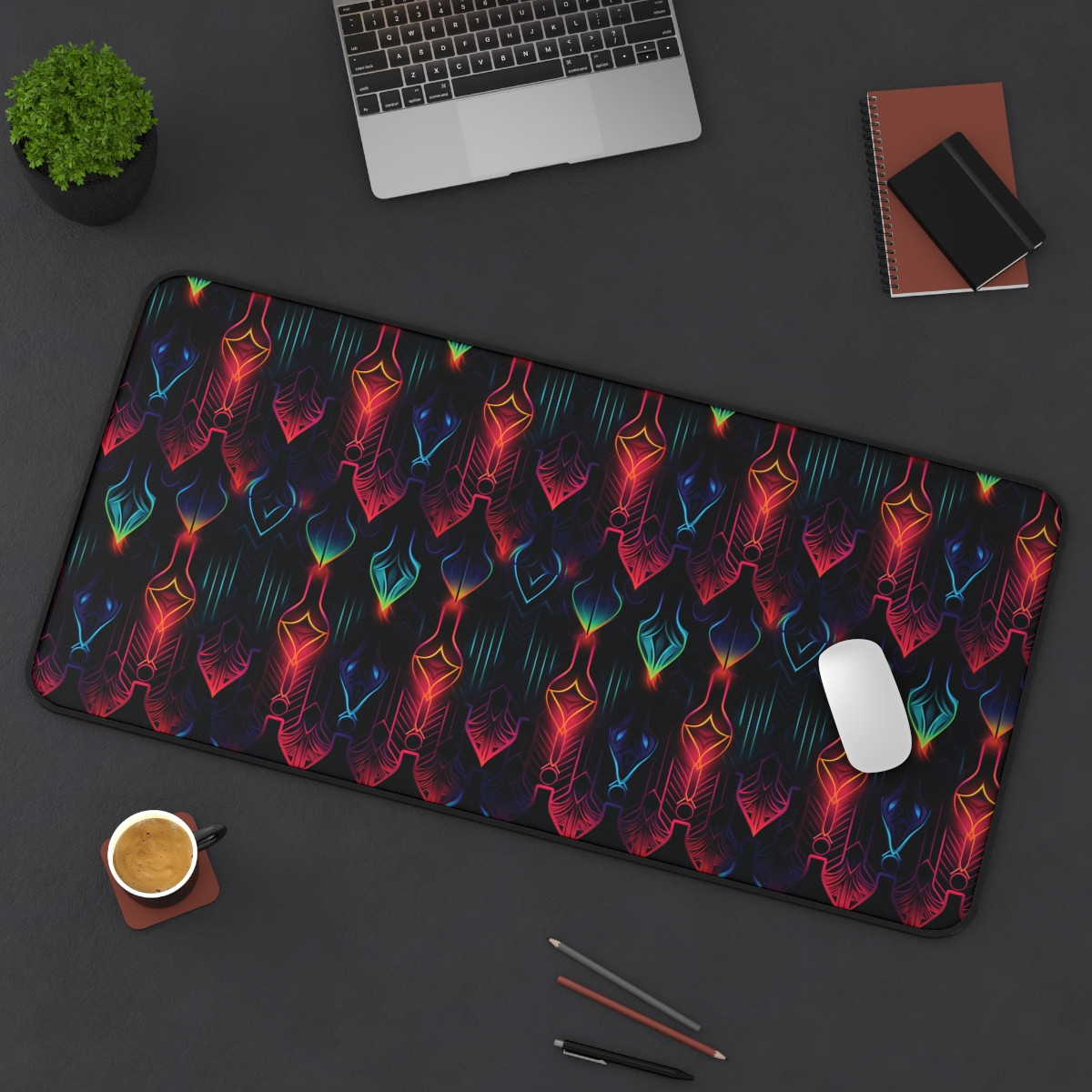 Geometric Colorful Desk Mat
