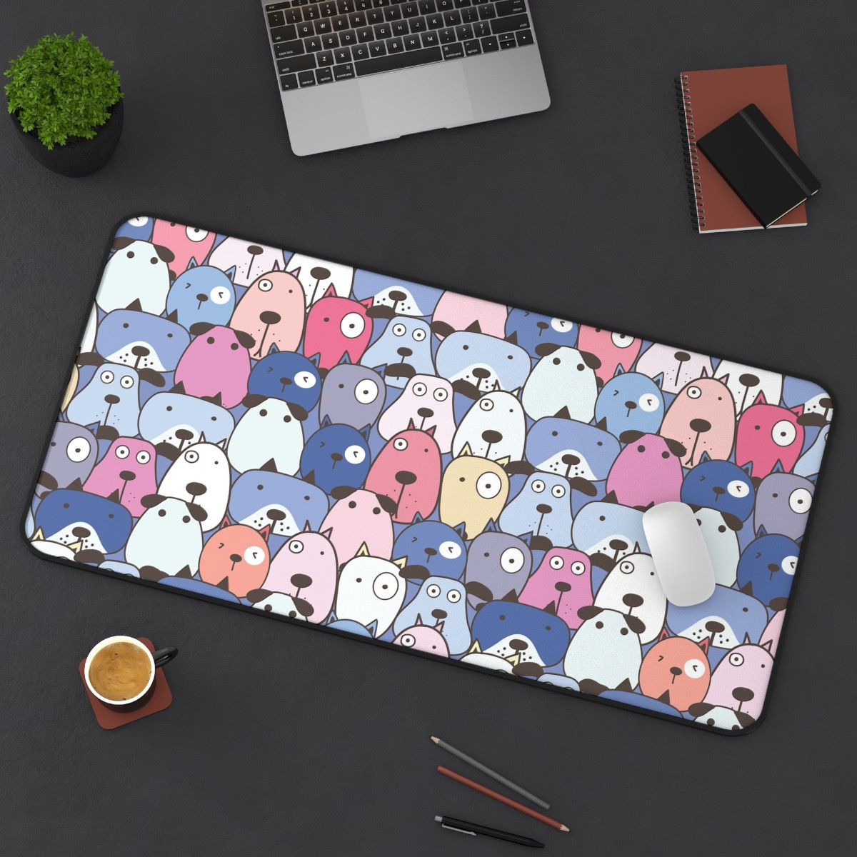 Funny Dog Desk Mat