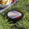 Blue White Red Stripes Frisbee