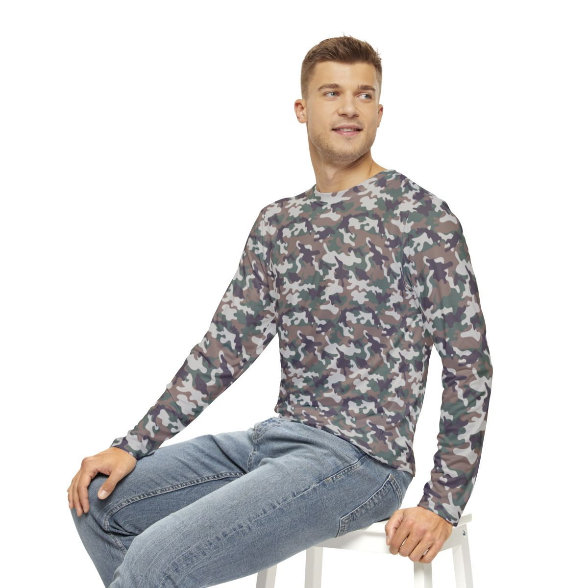 Men's Camouflage Long Sleeve Shirt