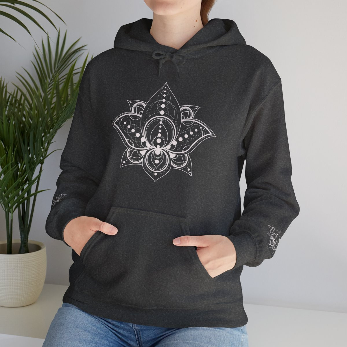 Floral Mandala Hooded Sweatshirt