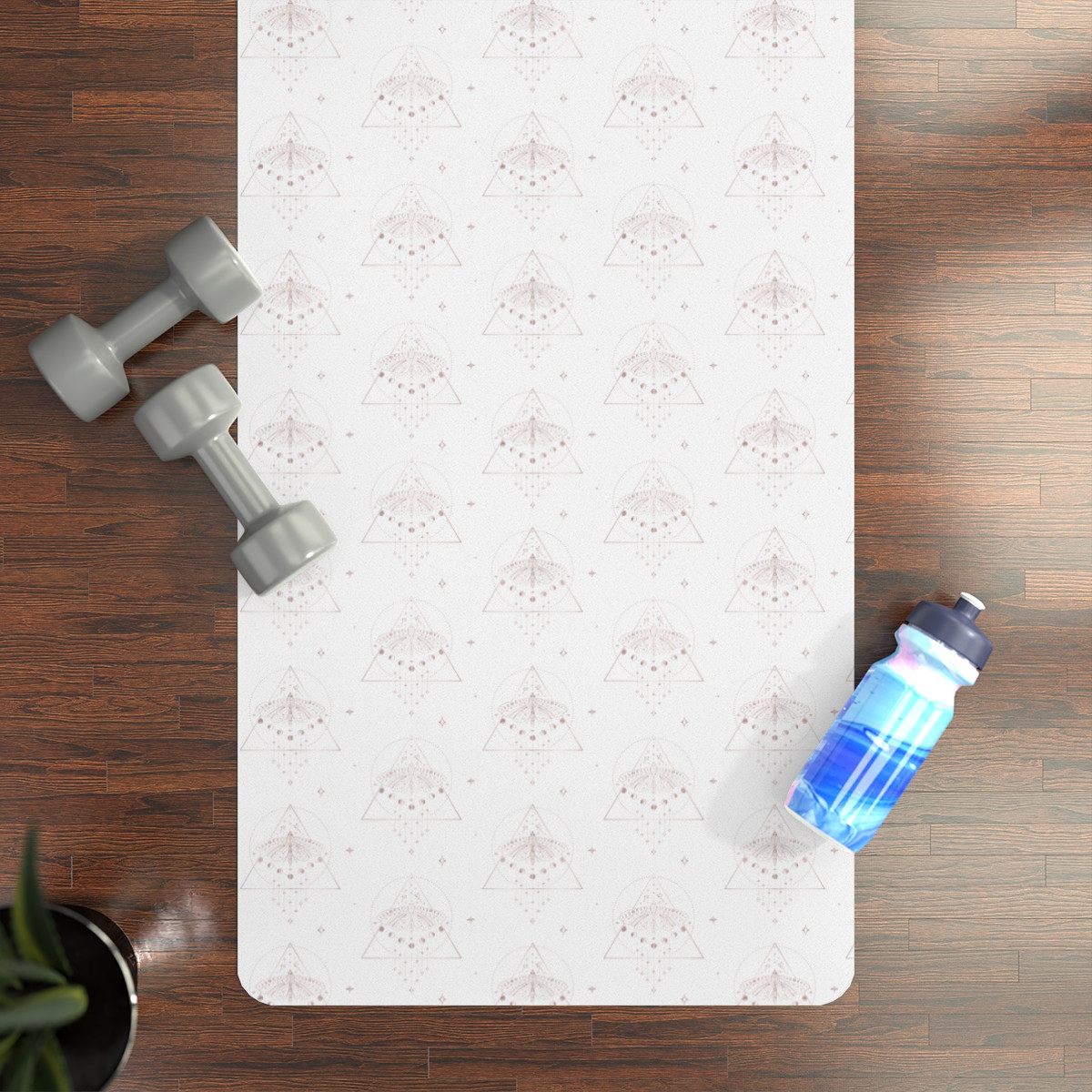 Celestial Butterfly Rubber Yoga Mat – Graceful Support