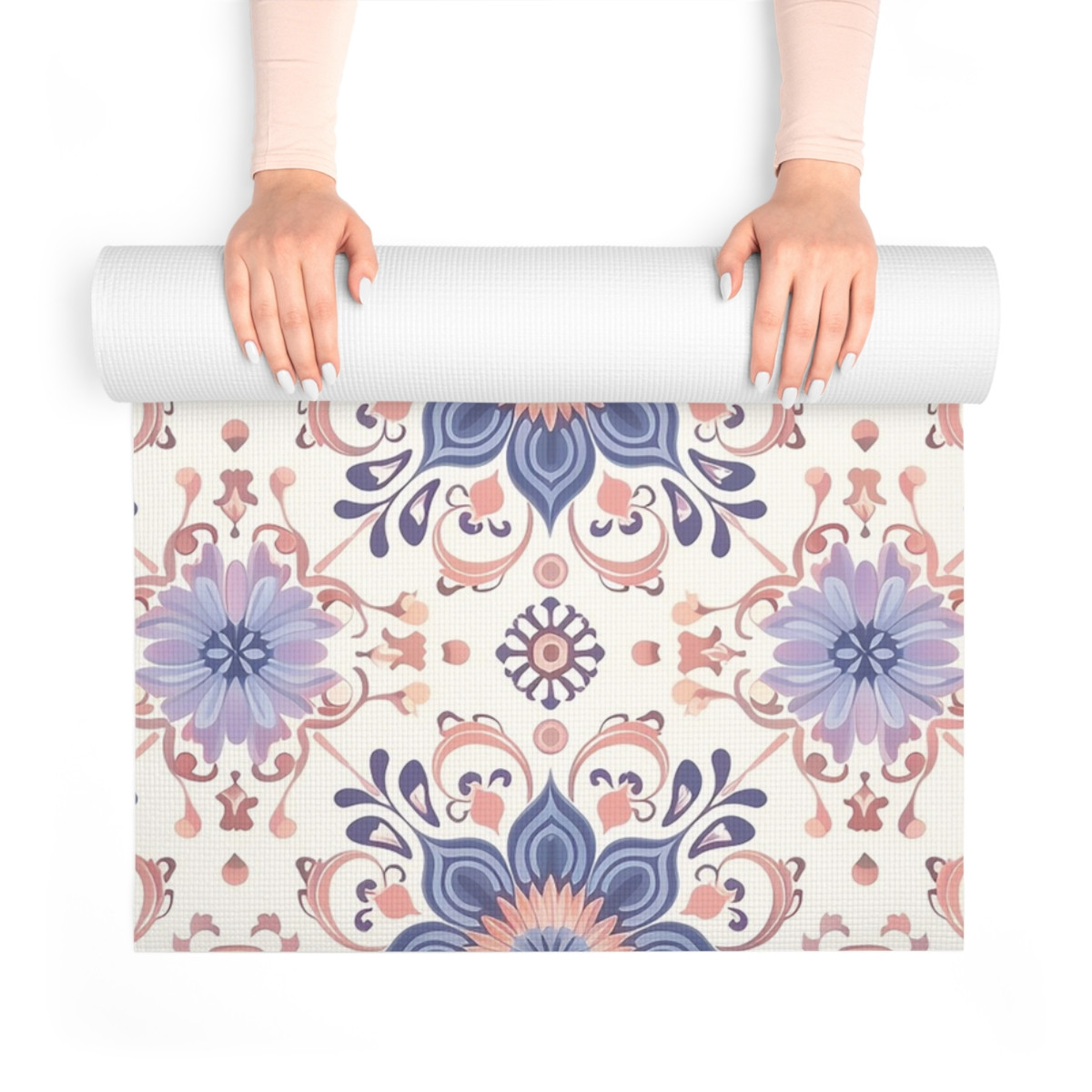 Colorful Mandalas Foam Yoga Mat – Bright and Comfortable
