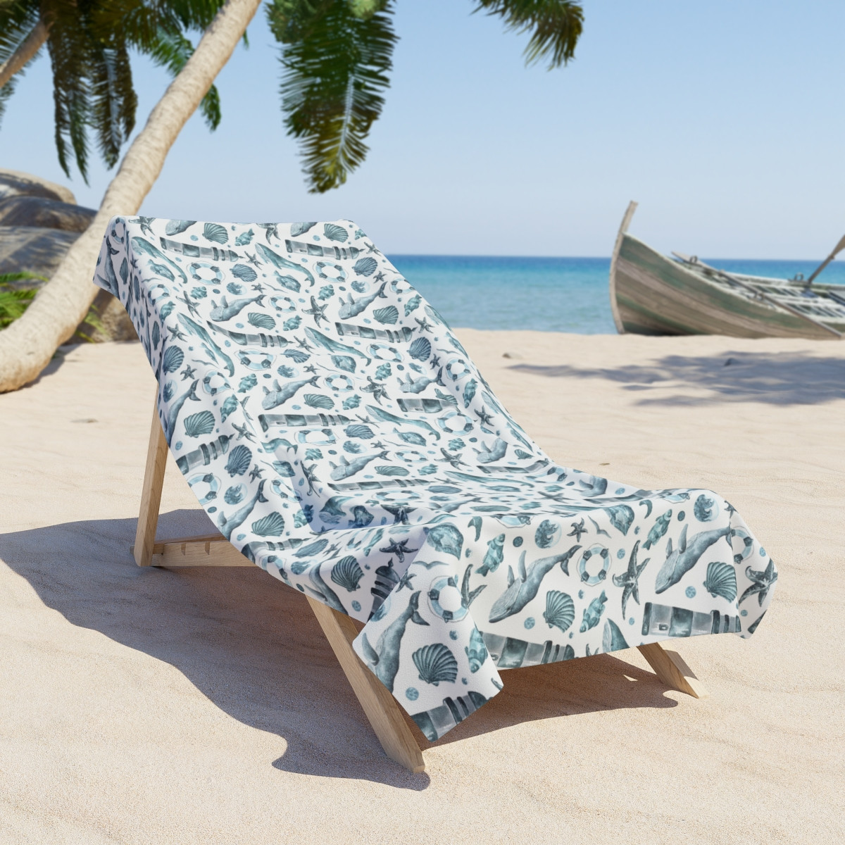 Coastal Vibes Beach Towel – Embrace the Ocean Breeze