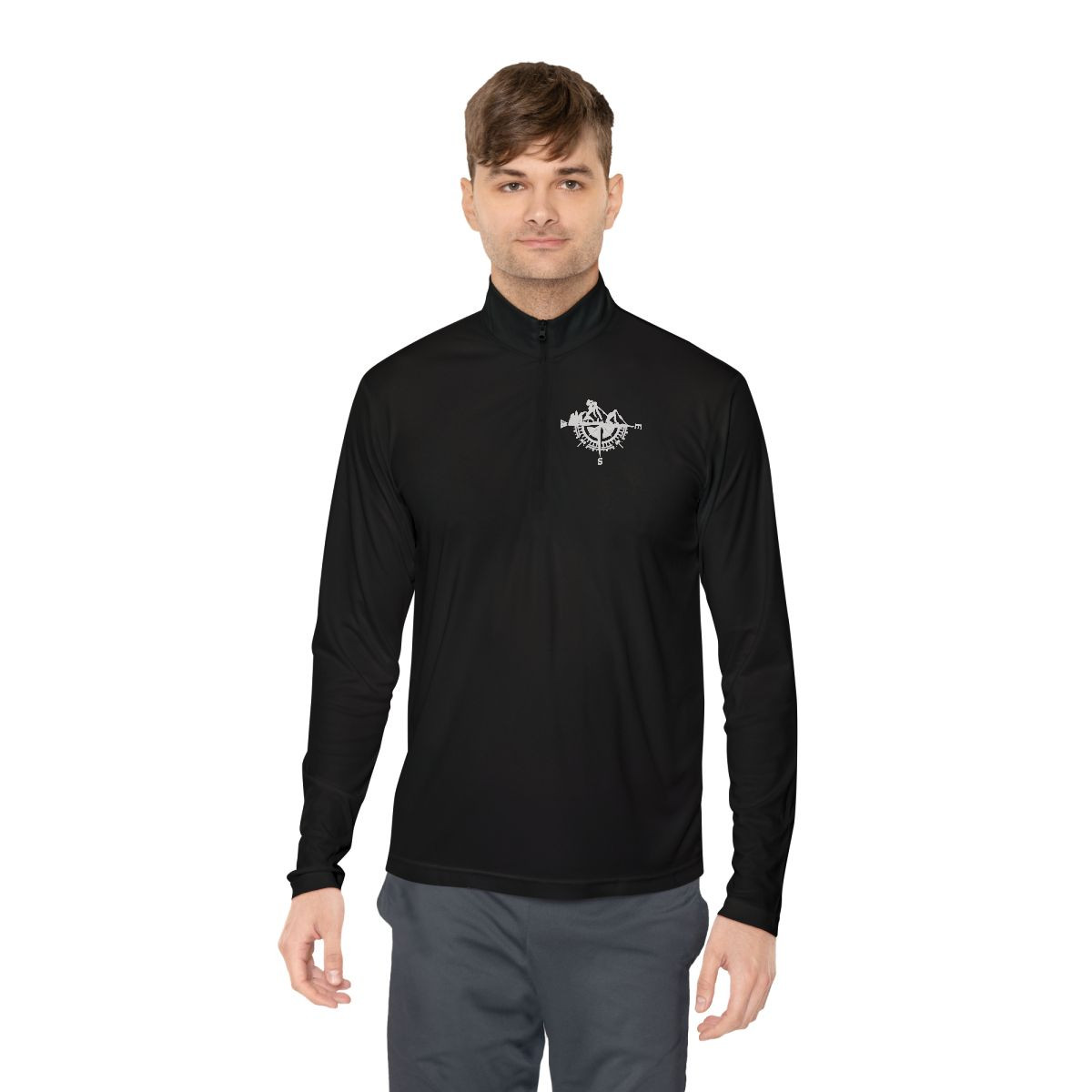 Cycling Compass Mountain Quarter-Zip Pullover – Adventure Awaits