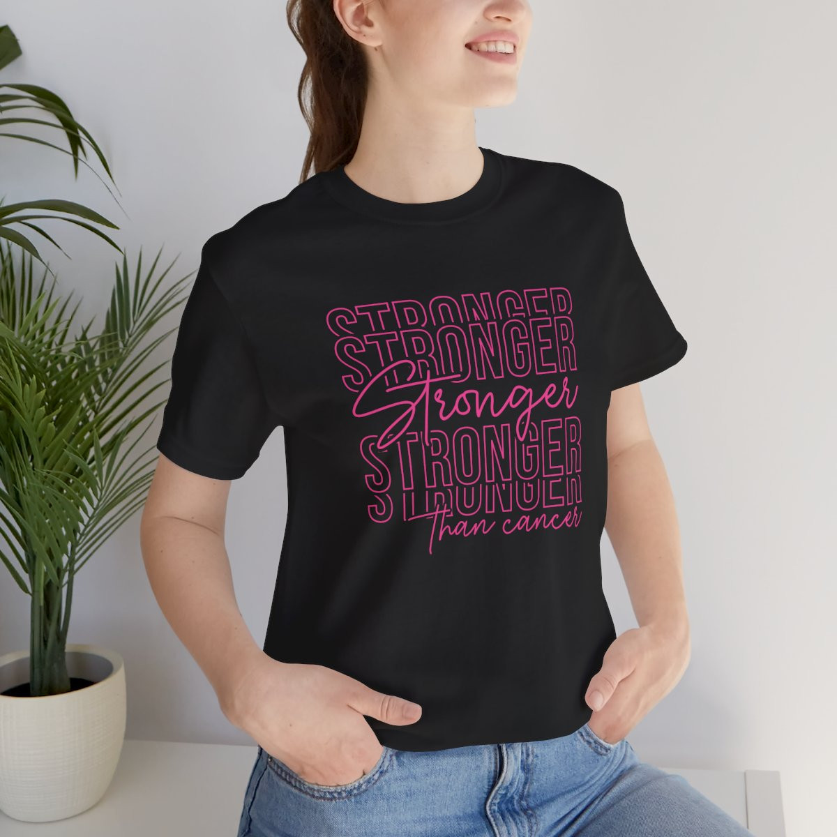 Stronger Than Cancer Shirt – Inspirational Cancer Awareness Tee